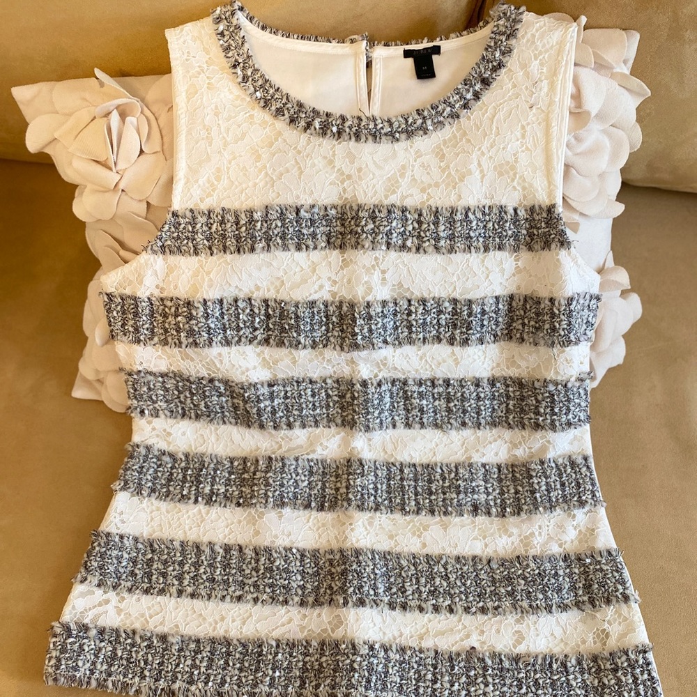J Crew Tweed tank